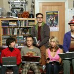 the big bang theory leonard sheldon howard raj penny laptops room sofa game 57626 1366x768