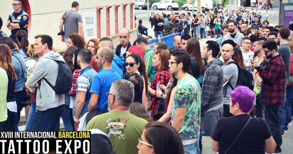 barcelona tattoo expo cola