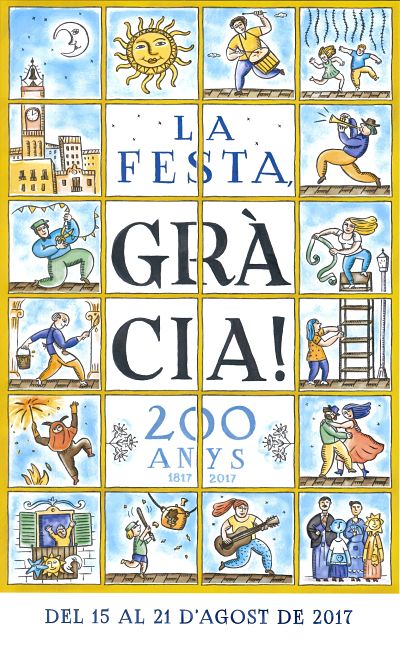 cartel fiesta mayor gracia 2017