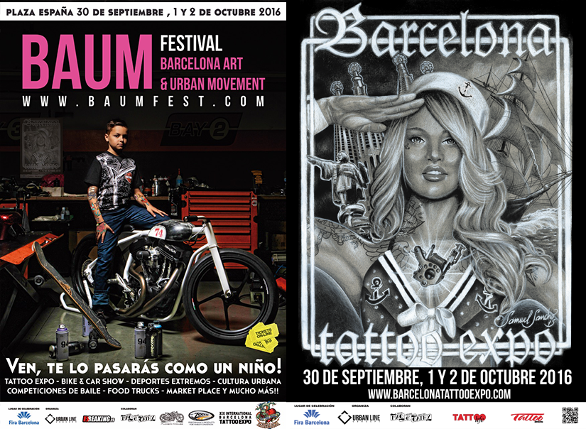 barcelona tattoo expo 2016 poster