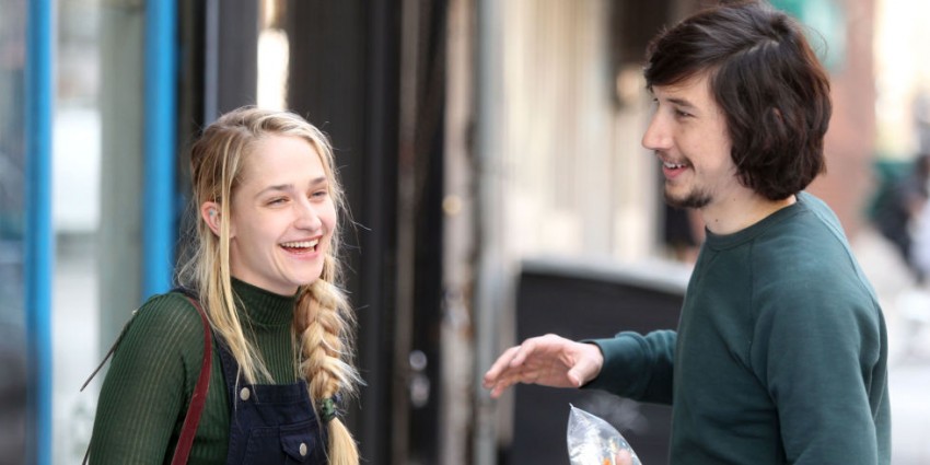 landscape nrm 1429436973 jemima kirke and adam driver on the set of girls season 5 jessa an adam