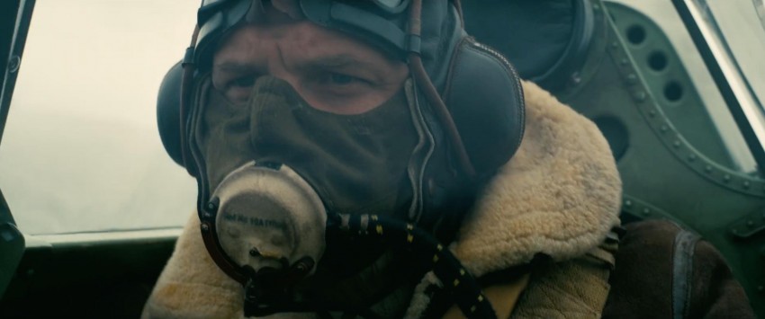 Tom Hardy con la cara tapada en Dunkirk