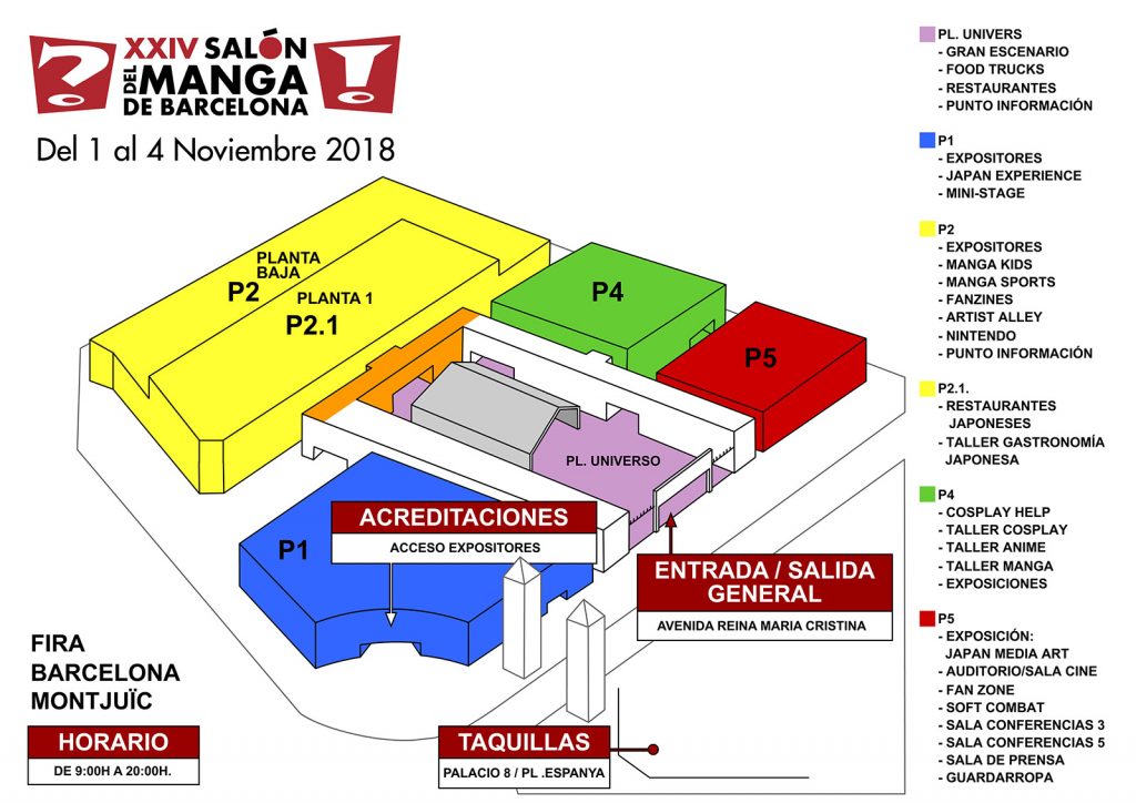 manga 2018 mapa