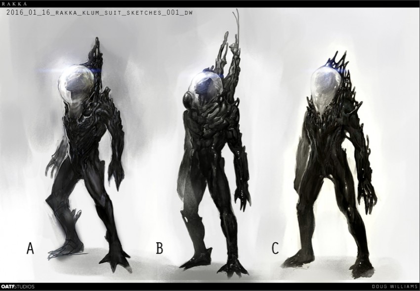 Cortos SciFi: Rakka Concept Art