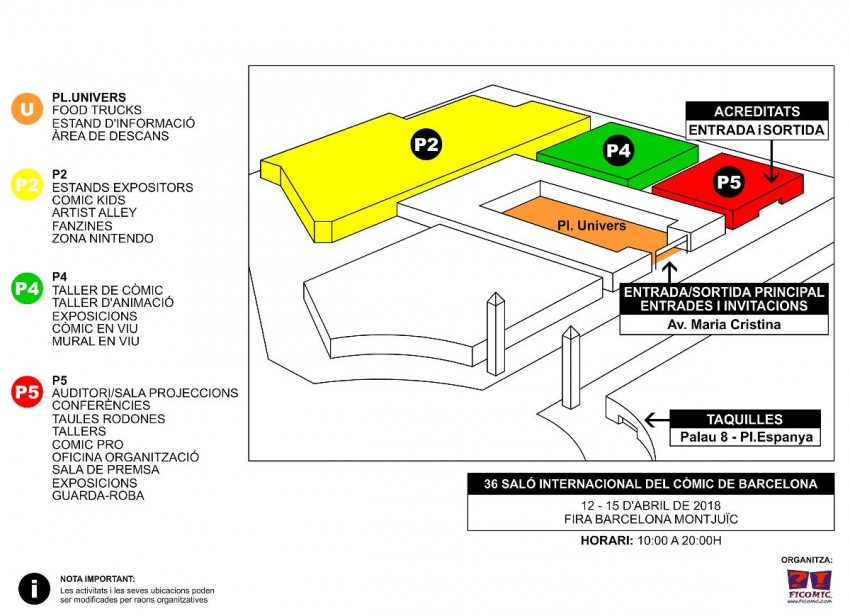 salon comic 2018 mapa