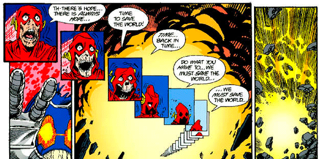 Muerte de Flash en "Crisis On Infinite Earths 8#"