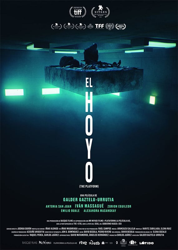 el hoyo poster