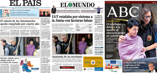 asunta en la prensa