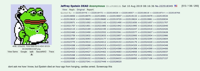 4chan muerte epstein