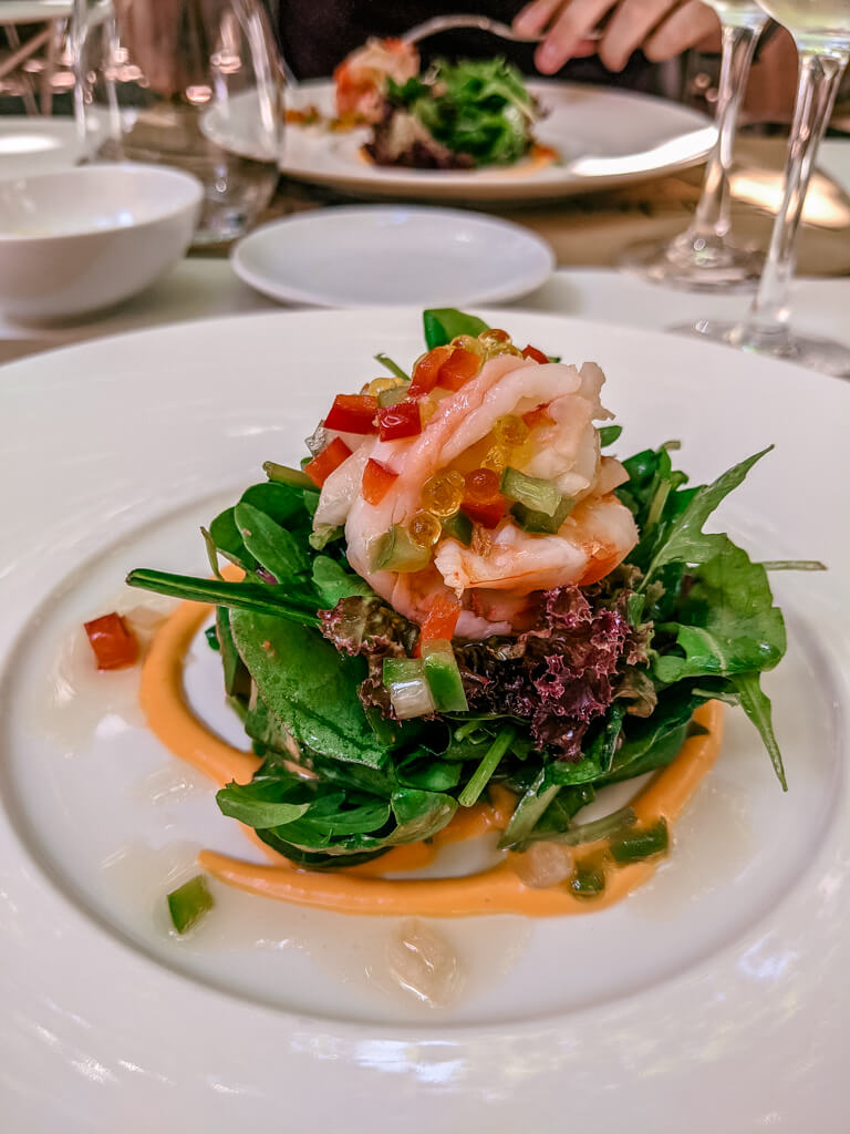 El Principal del Eixample Ensalada Langostinos