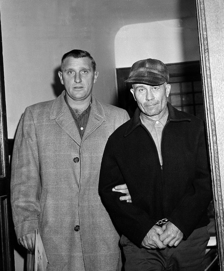 Ed Gein siendo detenido