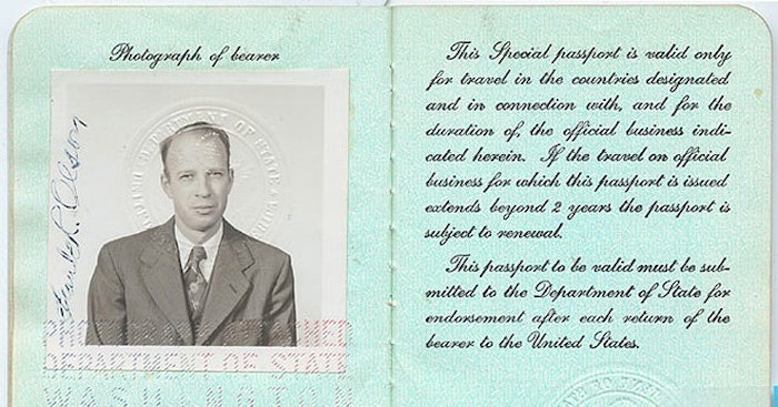 Pasaporte Frank Olson