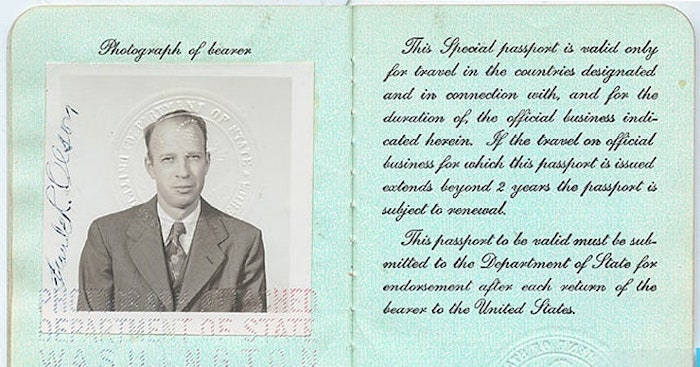 Pasaporte Frank Olson