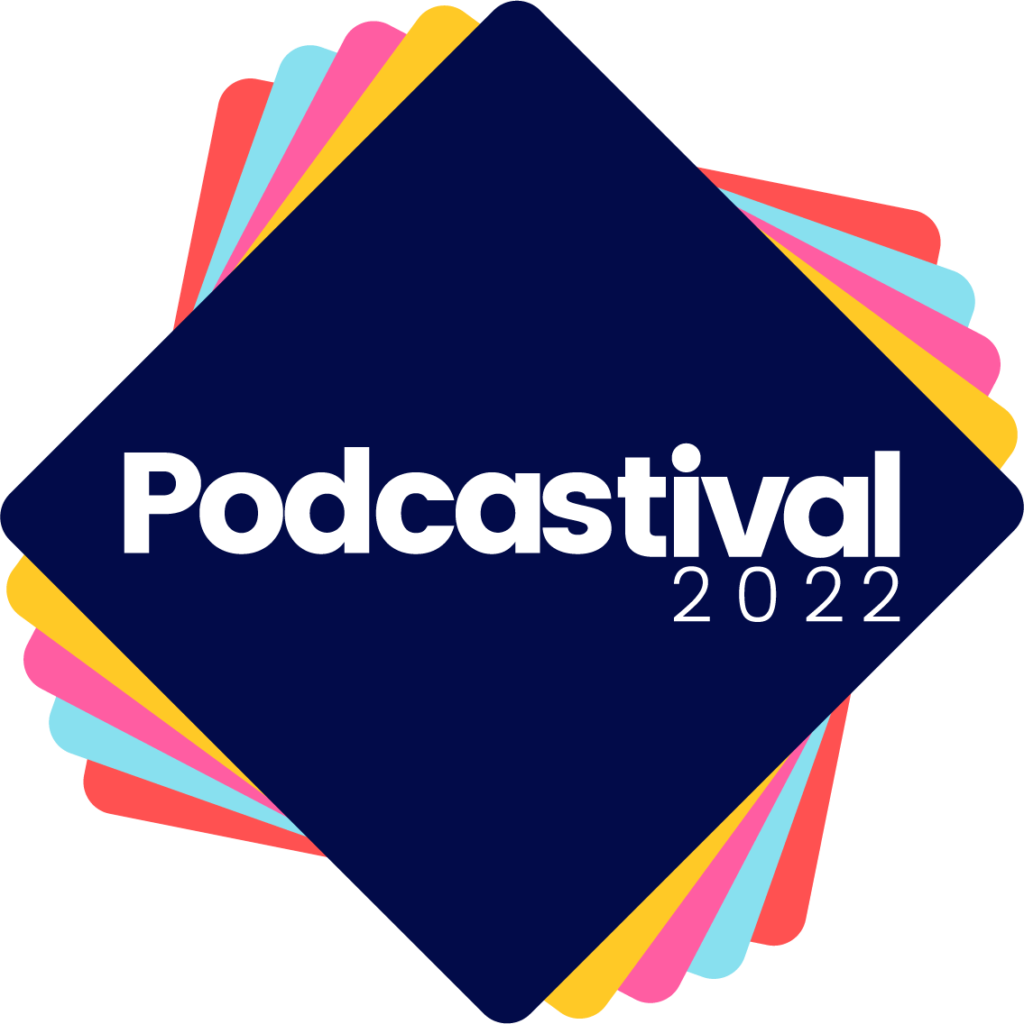 Podcastival logo vertical